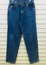 Mens 32x34 H.I.S. Jeans High Rise Tapered Leg Medium Wash Denim Actual 30x33