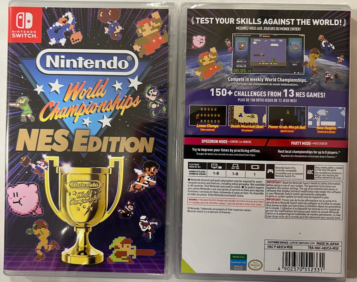 Nintendo World Championships NES Edition Switch Cartridge Version