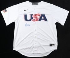 Pete Alonso Signed World Baseball Classic Team USA Jersey (Beckett)New York Mets