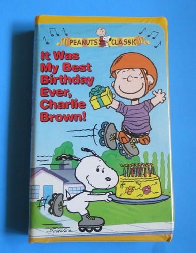 PEANUTS CLASSIC ~IT WAS MY BEST BIRTHDAY EVER, CHARLIE BROWN!~VHS, 2000