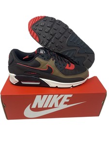 air max 90 preto com vermelho