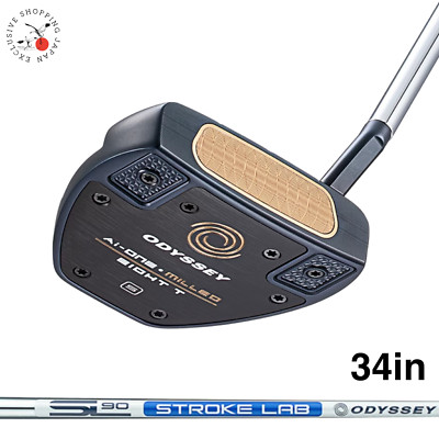 Odyssey AI-ONE Milled Putter EIGHT T S Stroke Lab SL90 Steel Shaft 34'' Men 2024 
