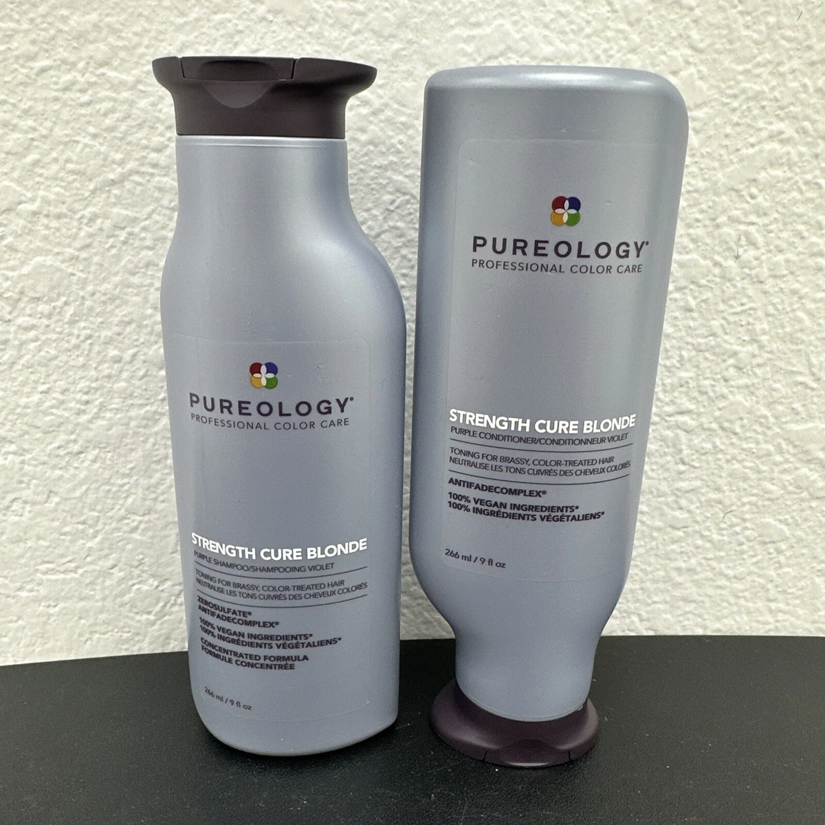 Pureology Strength Cure Blonde Purple Shampoo and Conditioner 9 oz