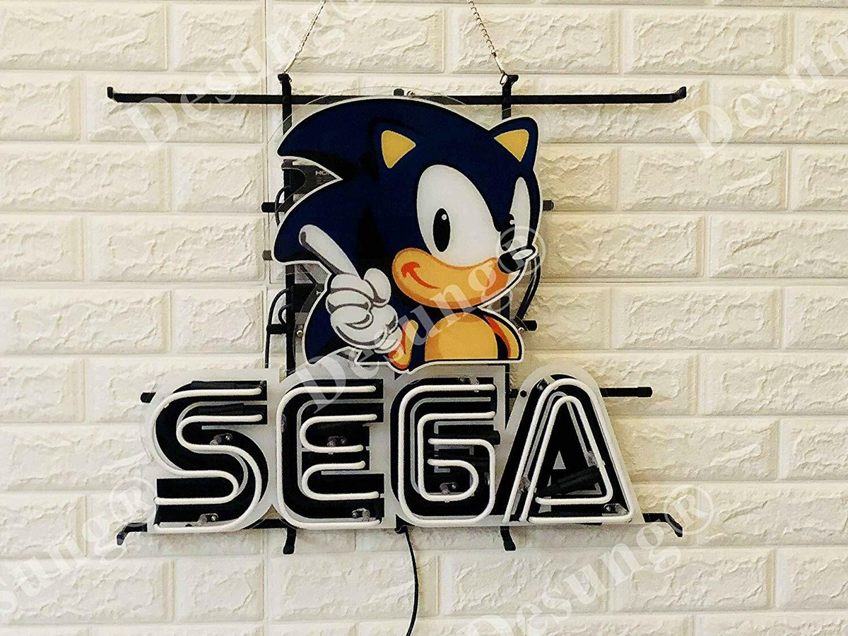 店頭用 SEGA ソニックザヘッジホッグ 看板 ディスプレイ ライト 照明 店頭用 SEGA ソニックザヘッジホッグ 看板 ディスプレイ ライト