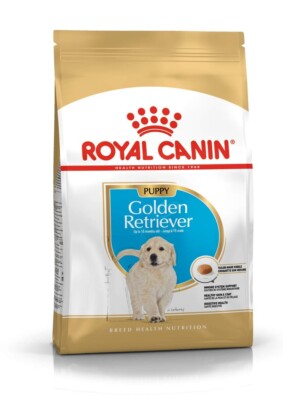 Pack of 3 Kg Royal Canin Golden Retriver Puppy ( Junior) Dog Food Meat Flavour