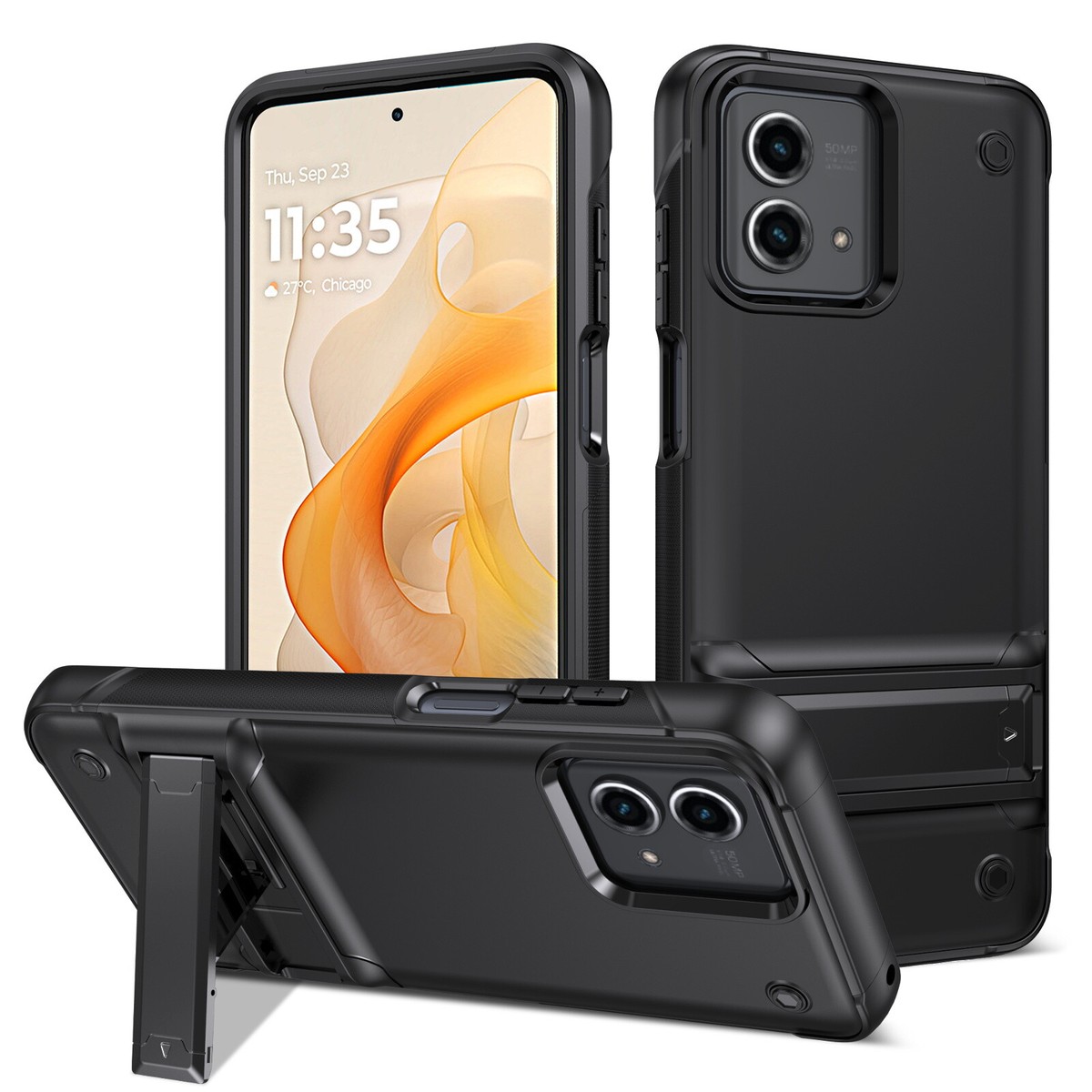 For Moto G Stylus 5G 2023 Case Built-in stand Military Grade