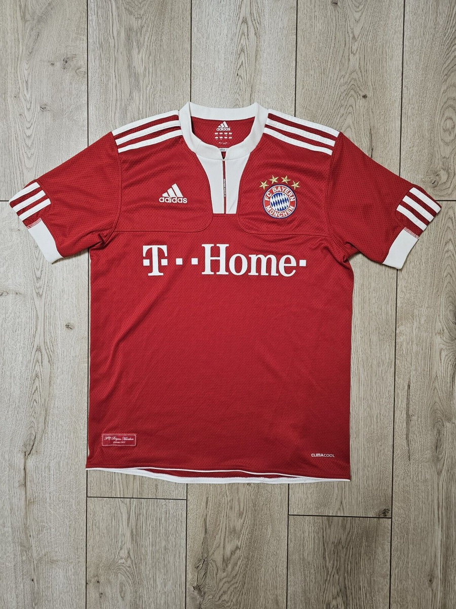 BAYERN MUNICH 2009 2010 HOME FOOTBALL SHIRT SOCCER JERSEY 15-16Y