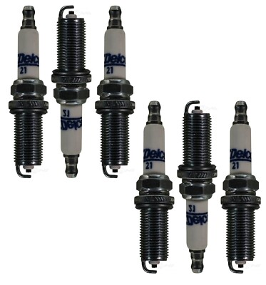 Set Of 6 Rapidfire Spark Plugs AcDelco For Lexus RX450h RX350 RC350 IS250 V6