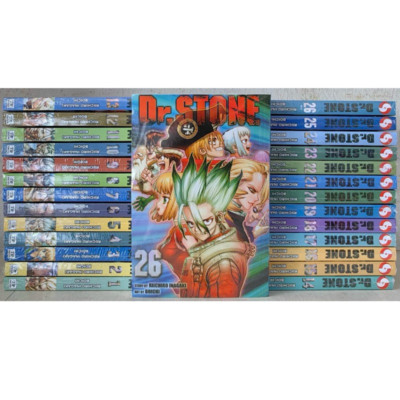 Dr Stone Riichiro Inagaki  Manga English Set Volume 1-26 Comic Book - Fast Ship