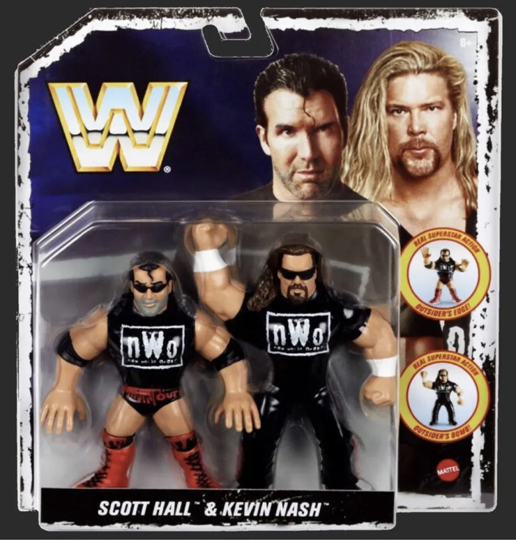 nWo(ホーガン、ナッシュ、ホール) ジャックスWWE フィギュア WWE Elite NWO Figure 3-Pack Box Set Scott Hall Hulk Hogan