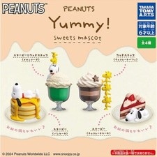 T-ARTS Peanuts Yummy Sweets Mascot Snoopy Gashapon Mini figure Capsule Toys