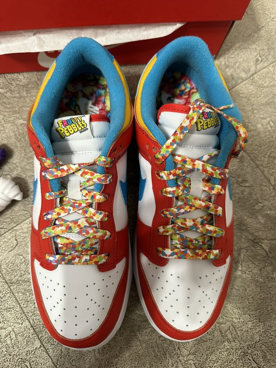 Nike Dunk Low QS LeBron James Fruity Pebbles Shoes DH8009 600