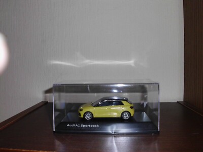 Audi A1 Sportback (Mod. 8X - Facelift), Kyosho  1:43, Phytongelb,  in Box