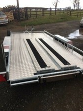 SMART/SMALL CAR TRAILER / MADE TO MEASURE/ TWIN AXLE BRAKED TRAILER 