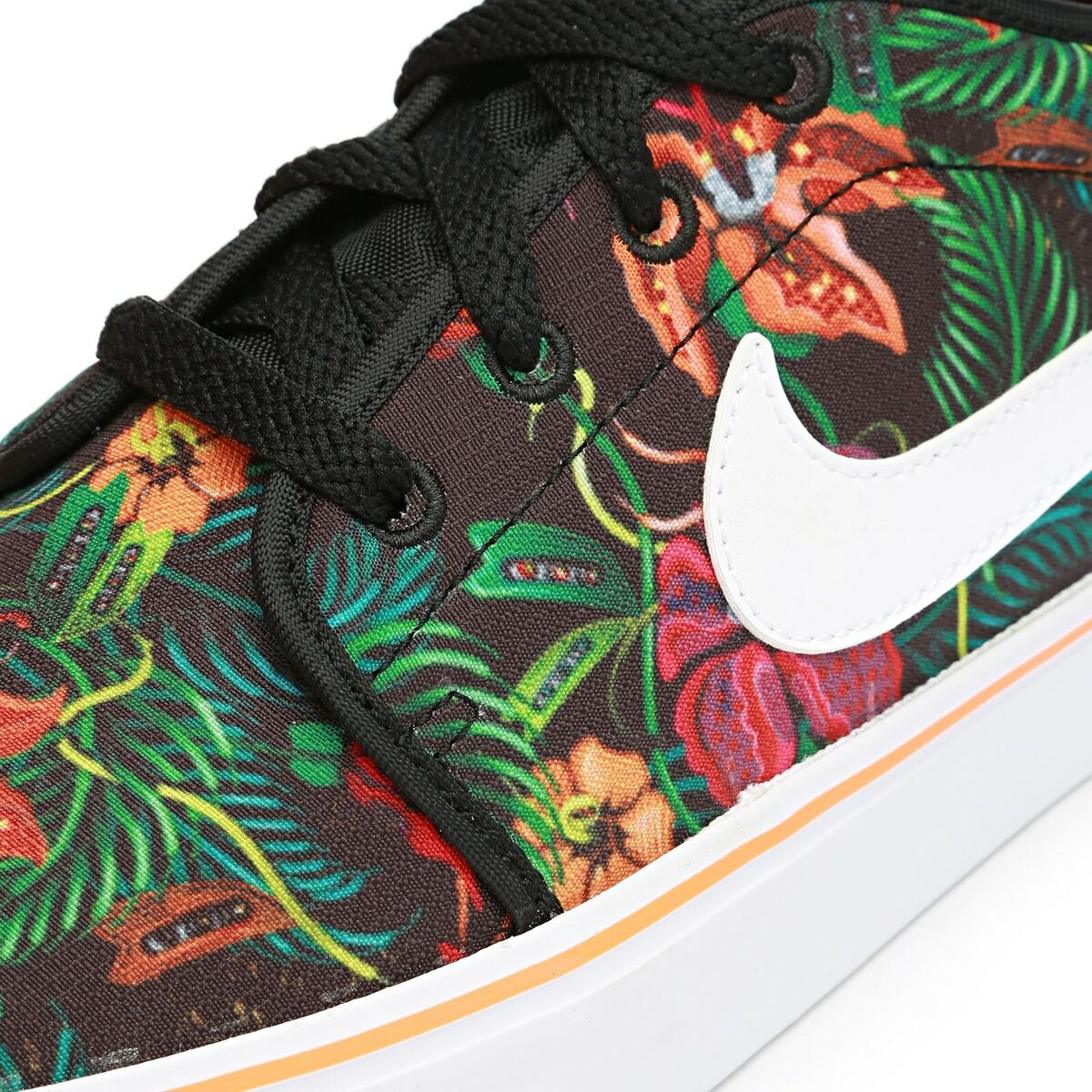 Nike Toki Low Txt Print “Floral” Orange/White/Black 631697 Nike Toki Low Txt Print “Floral” Orange/White/Black 631697