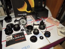 MITCHELL 308/300 XTRA SPOOLS,CARRIERS,4-BROCHURES AND BOX