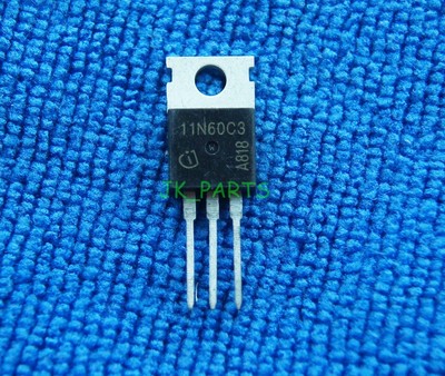 10 Pièces Transistors MOSFET 11N60C3 - SPP11N60C3 En Boîtier TO-220 - Neufs
