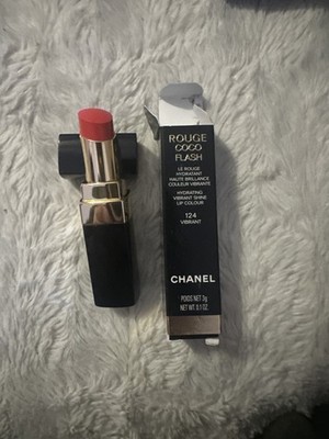 Chanel rouge coco flash lipstick 124 Vibrant 3g