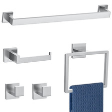 Bathroom Hardware Towel Bar Set -Brushed Nickel Bathroom Accessories Set