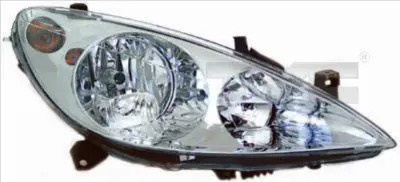 Faro Dx H7/H1 20-0165-45-2 TYC per PEUGEOT 307 307 SW 307 Break 307 CC