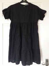 PRETTYLITTLETHING Black Summer Dress. Size 6. Good Condition