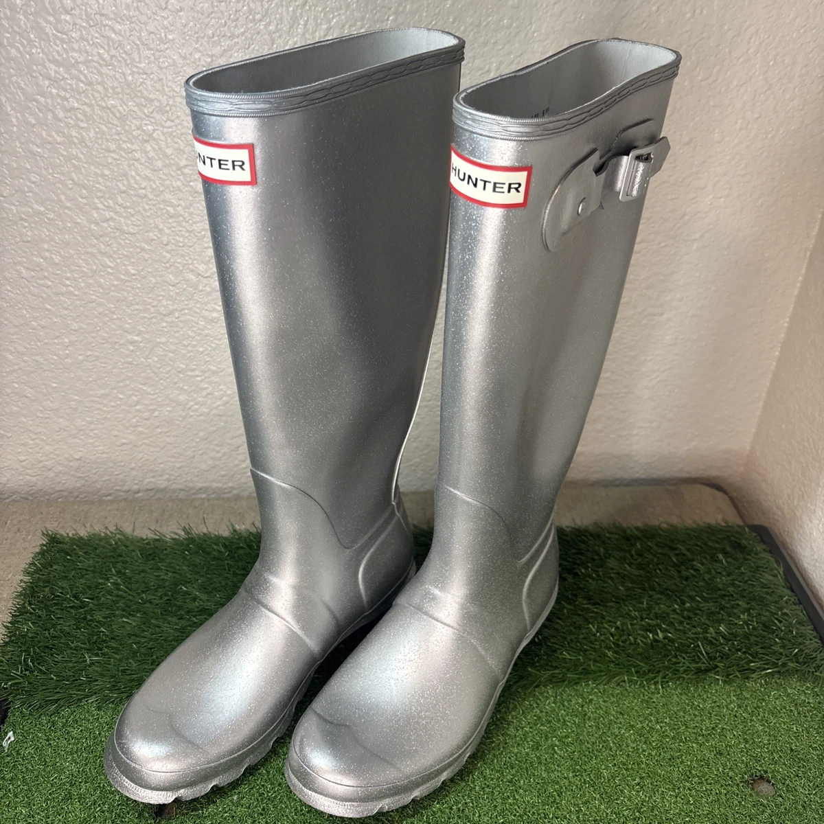 Hunter女式银靴| eBay