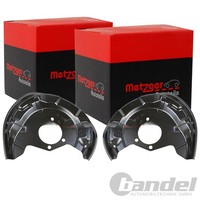 2X Metzger Spritzbleche Bremsscheiben Hinten Passend FÜR Nissan Qashqai Renault
