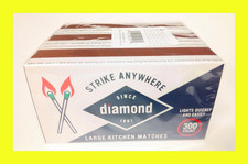  3 x 300 per box 900 Total Large Kitchen Diamond Anywhere Matches NEW