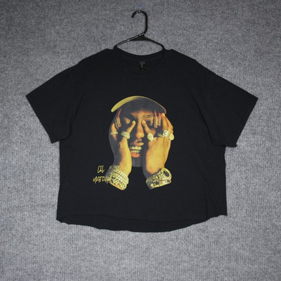 #ad Lil Yachty Merch T Shirt Black Graphic Print Gildan Mens Large Rap Size XL $14.38