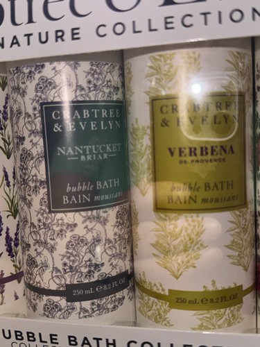 Crabtree & Evelyn Signature Collection Bubble Bath Gift Set 4 Bottles - Picture 3 of 11