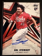Sal Stewart 2026 Topps Baseball Stars RC Rookie Autograph Auto 