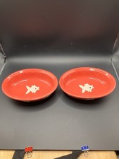 Pair Of Petrageous Designs Cat Bowl Fish Design City Pets Oval Kitty Supplies