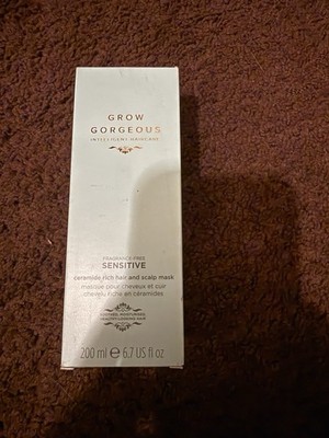 Grow Gorgeous Sensitive Ceramide Hair & Scalp Mask Fragrance-Free 6.7 fl oz