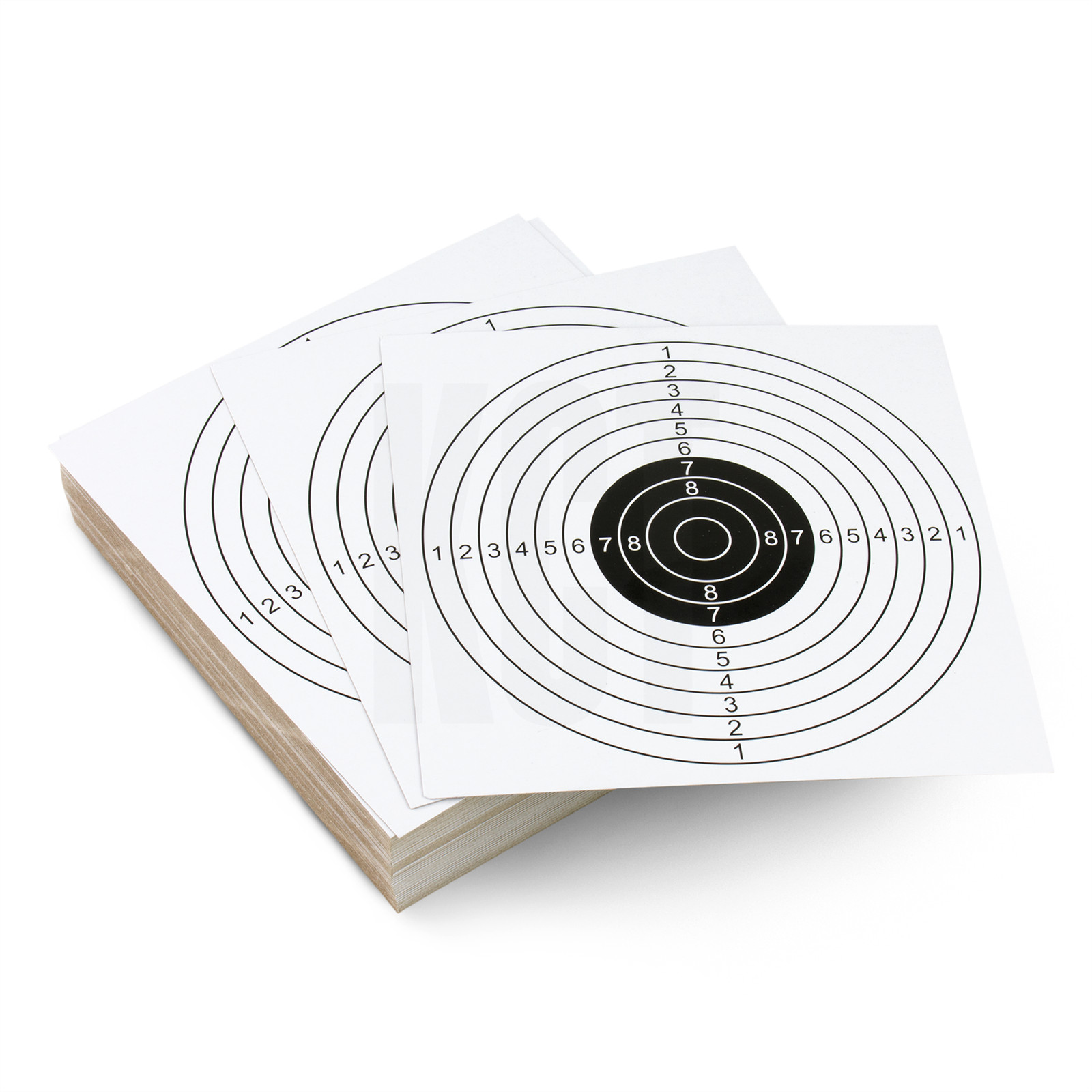 100x 14cm SHOOTING TARGETS BULLSEYE RIFLE RANGE GUN PISTOL PRACTICE CARD PAPER