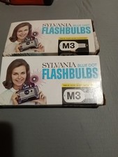 Sylvania Blue Dot Clear Flash Bulbs Lot Of 16 M3