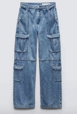 Rag & Bone Featherweight Cailyn Cargo Jeans in Vicky NWT 328$ Festival Boho D19