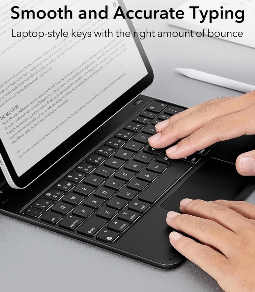 iPad Air11 inch Case with Keyboard(M3/M2,2025/2024)iPad Pro11(4th/3rd/2nd/1st) - Image 4 of 4