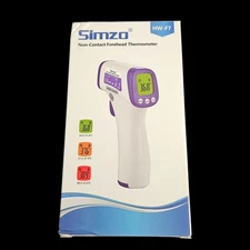 Simzo HW-F7 Non-Contact Infrared Forehead Thermometer Digital LCD New Fast Read