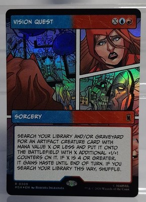 Magic - Vision Quest - Rare/Foil/Hexerei -  Marvel Super Heroes: Extras - EN/NM