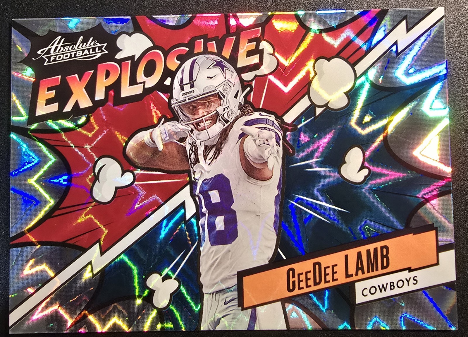 2024 Panini Absolute - Explosive CeeDee Lamb #EX-CLB Dallas Cowboys 
