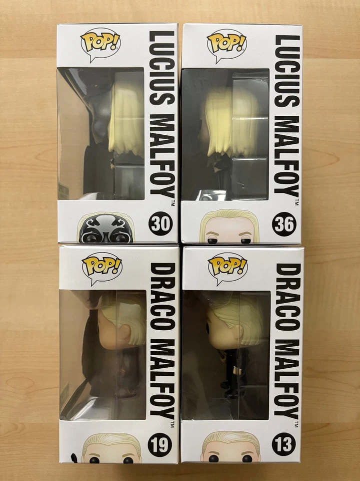 Funko POP! Draco & Lucius Malfoy Hot Topic Exclusives w/ 0.50mm Protectors - Image 4 of 4
