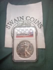 2011(S) American Silver Eagle NGC MS-69  Early Releases Bridge Core E121