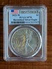 2022 W Burnished American Silver Eagle PCGS SP70