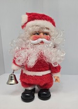 Walking Musical Santa Claus Battery Operated Hong Kong BOX Working Vintage