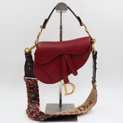 Christian Dior Saddle Bag Rot Small Tasche Original