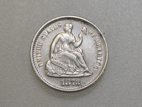 1873-S Seated Liberty Half Dime — photo from another recent sale