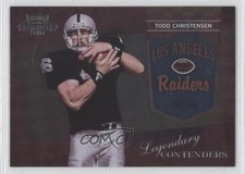 2010 Playoff Contenders Legendary Contenders Todd Christensen #8 0u7