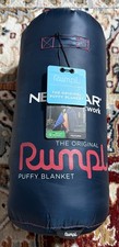 RUMPL The Original Puffy Blanket Deepwater Blue 1-Person 52 x 75 NEW NWT READ