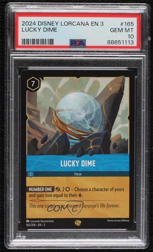 Lucky Dime graded PSA 10 for sale on eBay