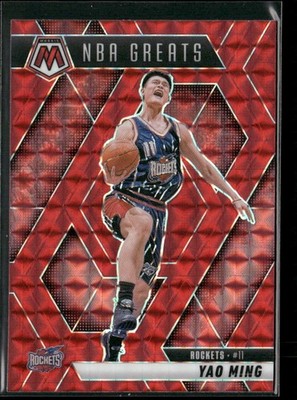 2024-25 Panini Mosaic #294 Yao Ming Red Mosaic